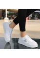 Piata Beyaz Cilt Bağcıklı Spor Ayakkabı